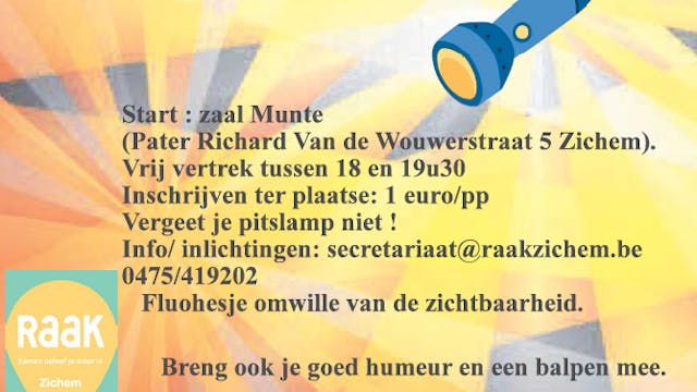 8ste Pitslampenzoektocht