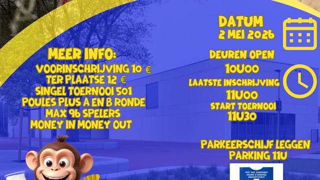 2de darttoernooi D.C. Drunken Monkeys