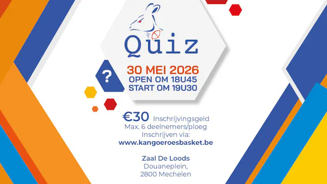 Quiz Kangoeroes Basket Mechelen