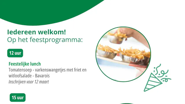 Opendeurdag met minimarkt, rondleiding assistentiewoningen, kennismaking zorgverleners