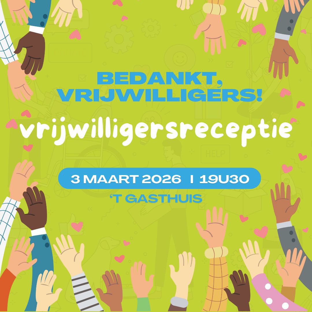 Vrijwilligersreceptie 2026
