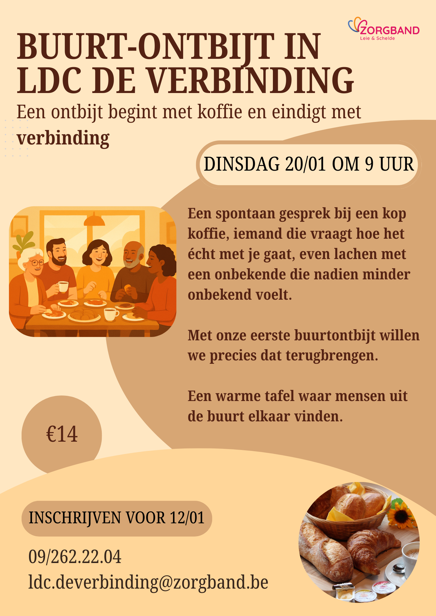 Buurtontbijt in LDC de Verbinding