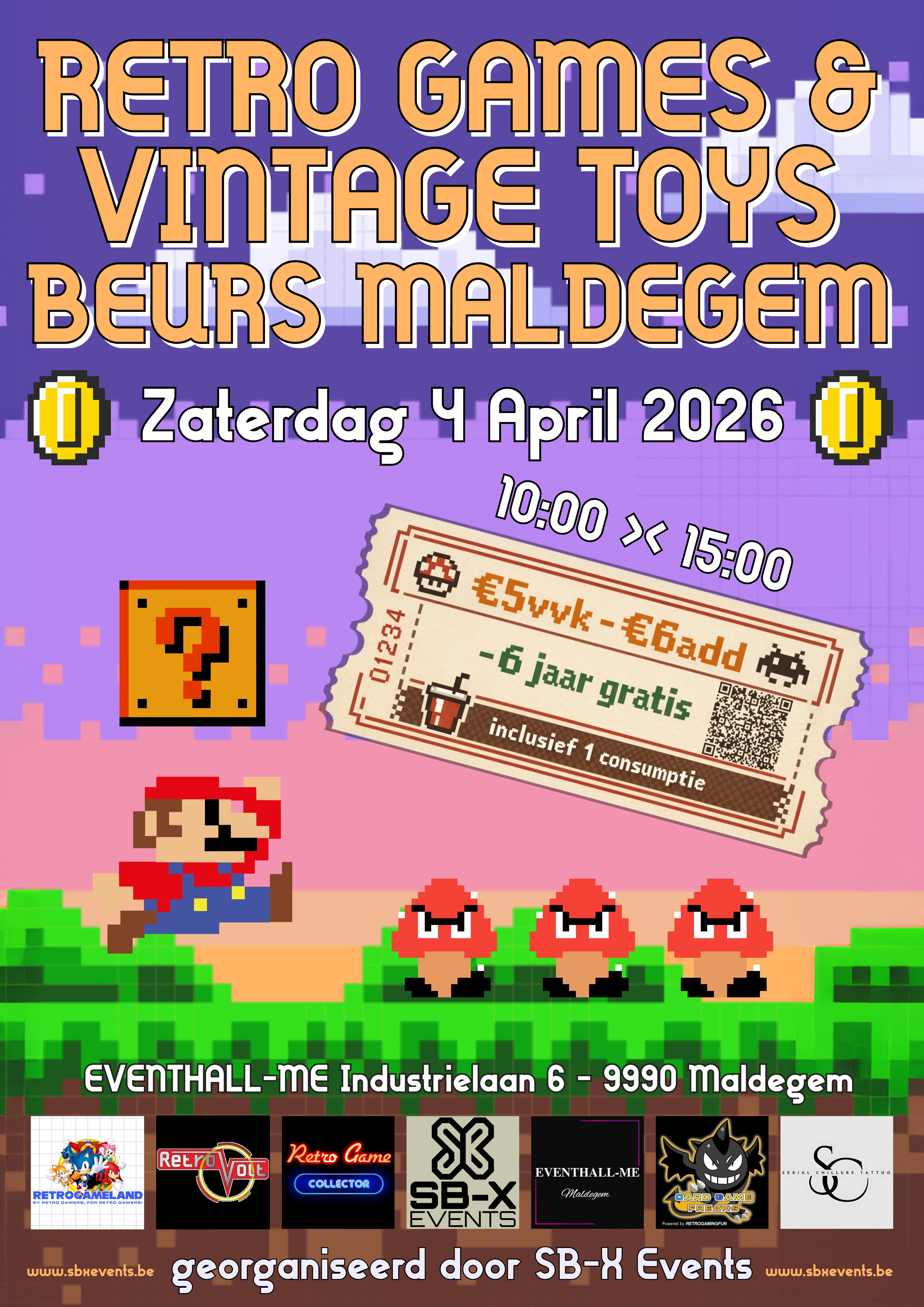 Retro Games & Vintage Toys beurs Maldegem