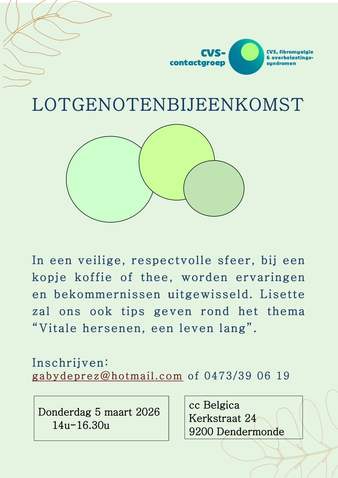 lotgenotenbijeenkomst dendermonde