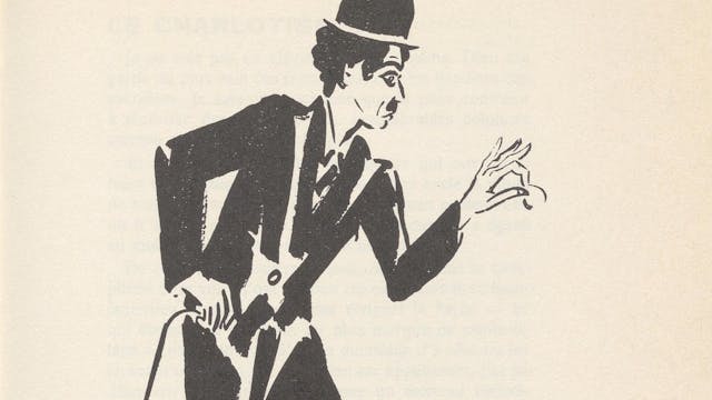 Frans Masereel, 'Charlie Chaplin' uit Le Disque vert (1924)