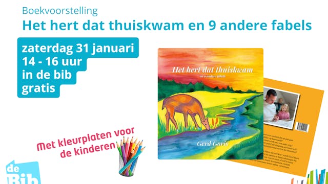 Boekvoorstelling: Het hert dat