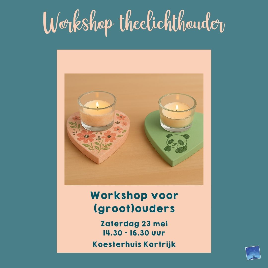 Workshop theelichthouder in hartvorm