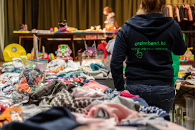 Tweedehandsbeurs voor baby- en kinderspullen