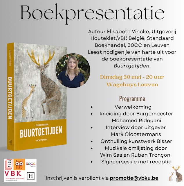 Uitnodiging boekvoorstelling 'Buurtgetijden'