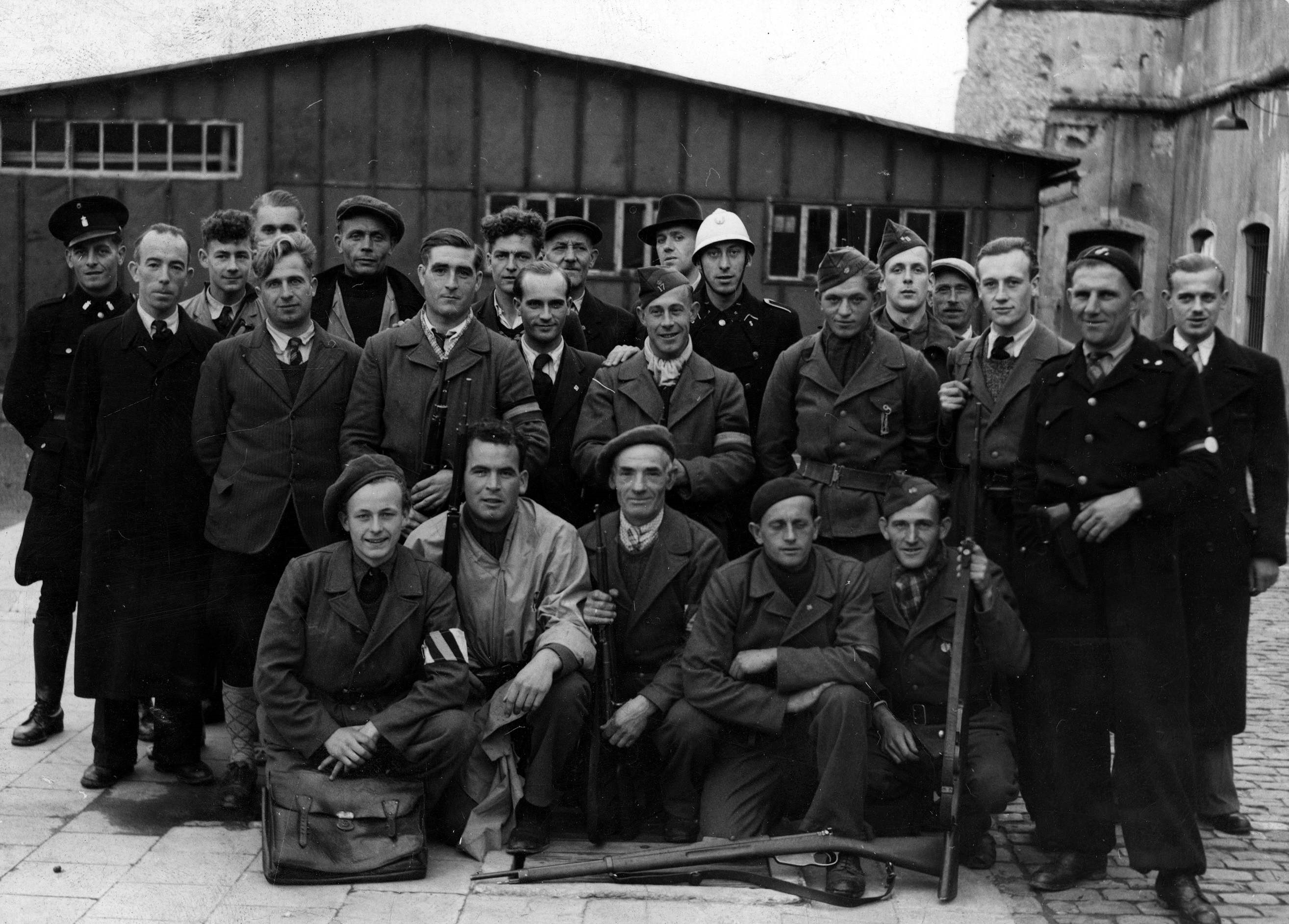 Verzetsgroep tijdens de Tweede Wereldoorlog. 