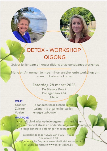 Qigong detox workshop 28 maart 2026
