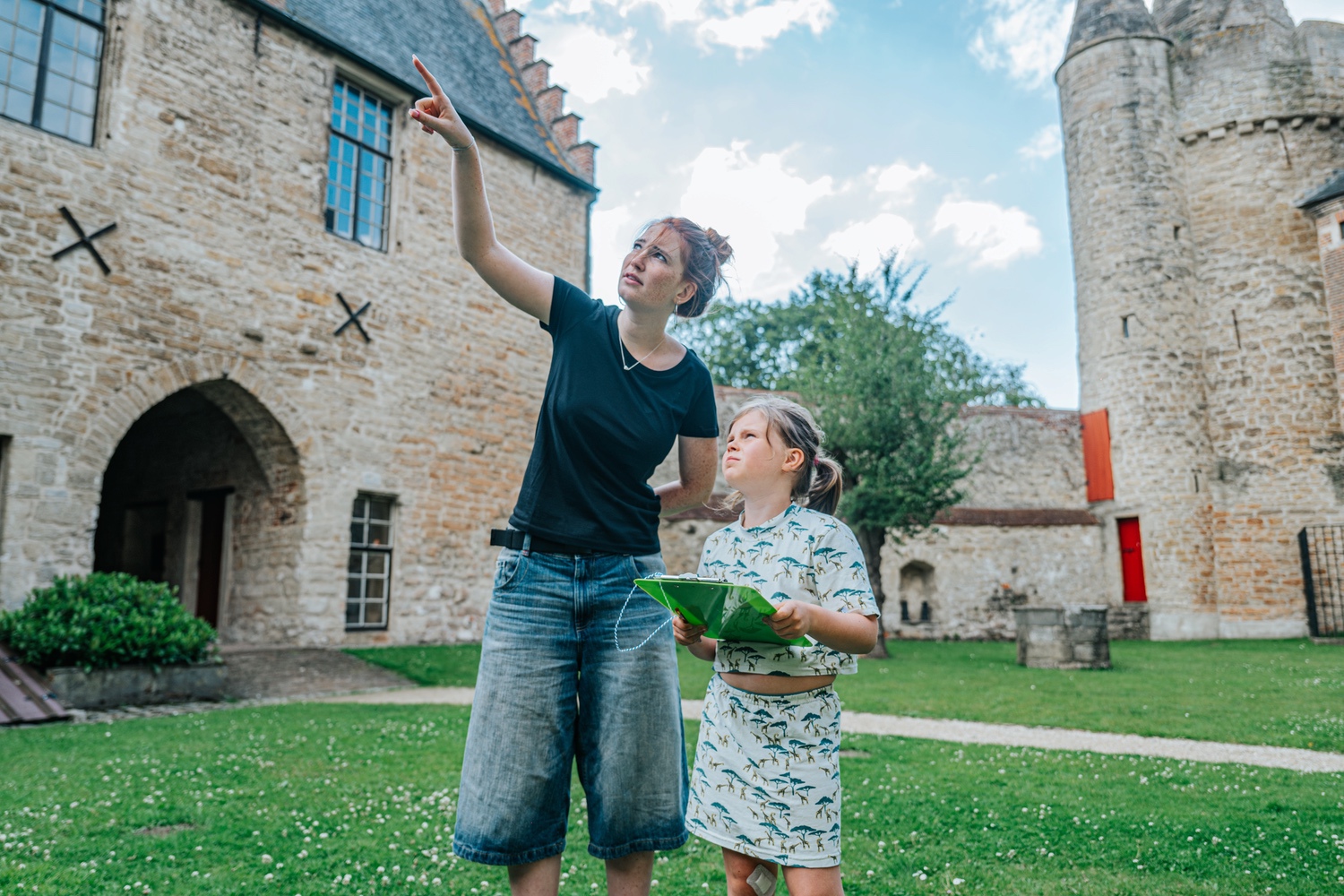 Schatten van Vlieg in het Kasteel van Laarne