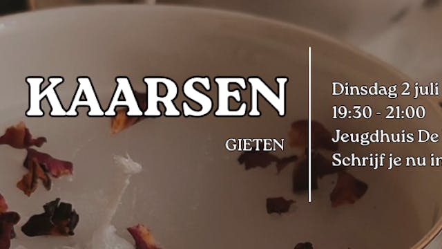 WS kaarsen gieten
