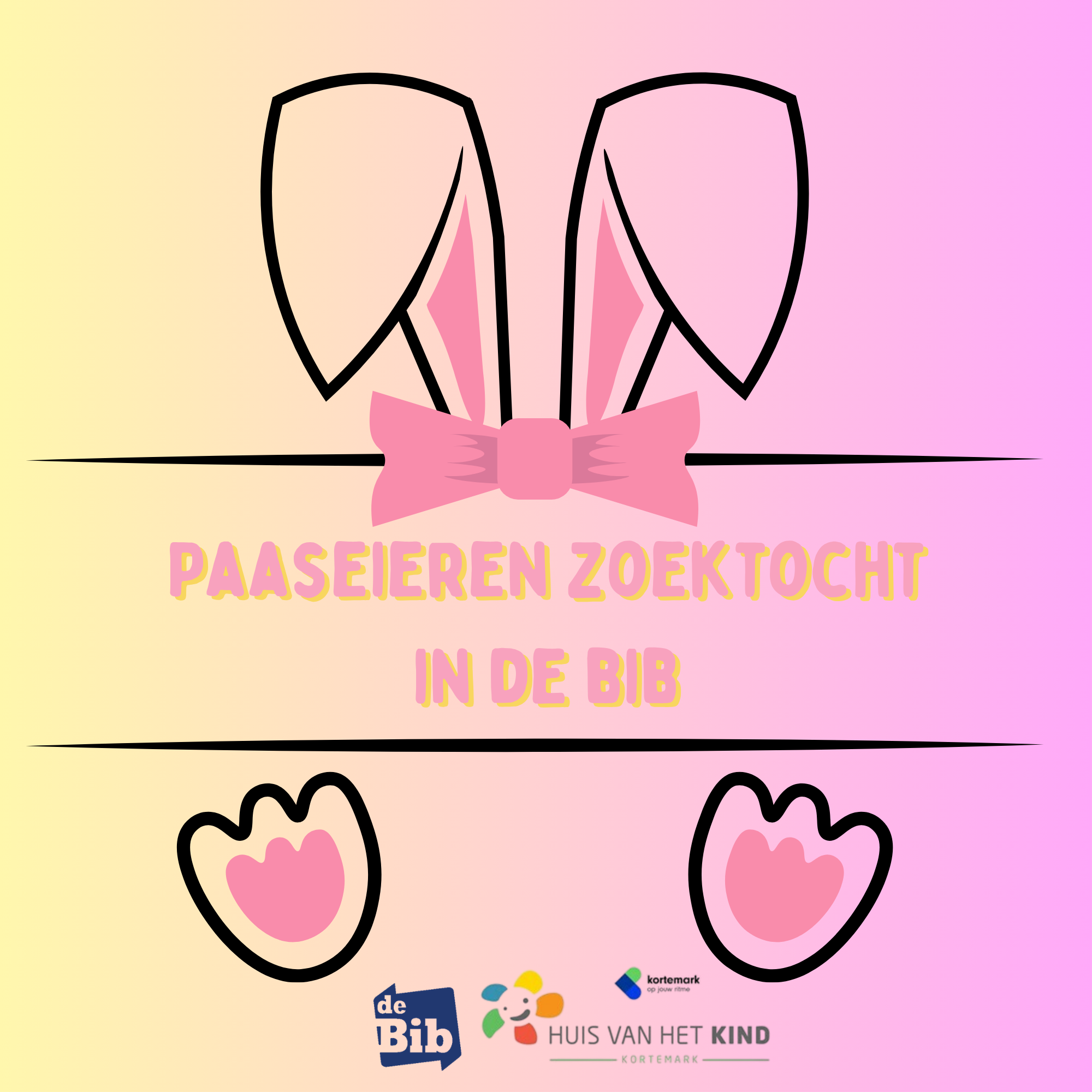 paaseierenzoektocht in de bib