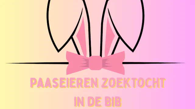 paaseierenzoektocht in de bib