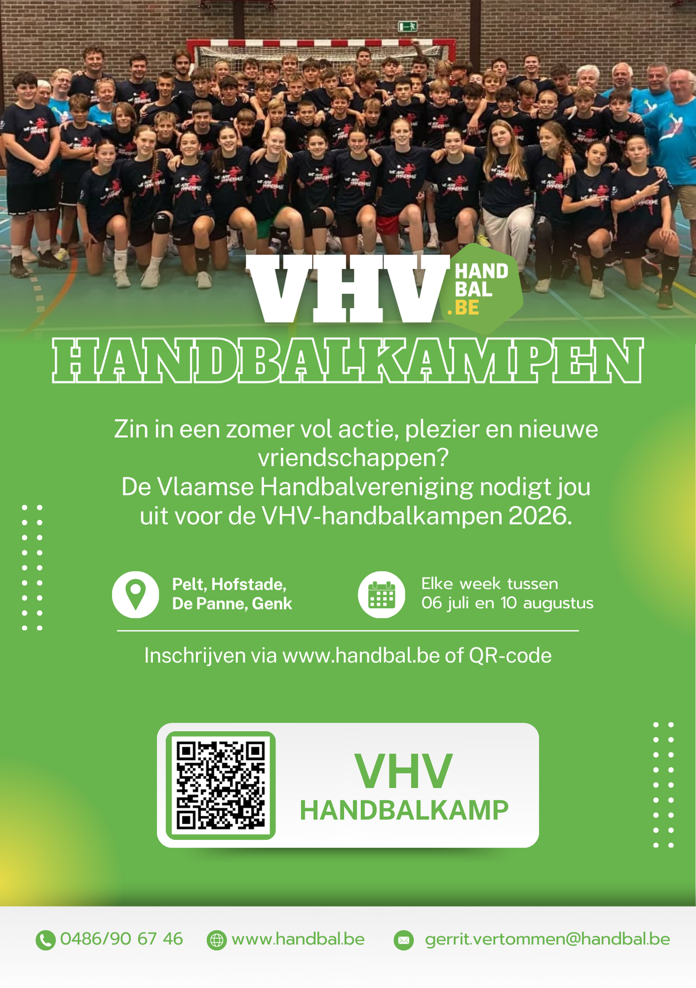 Flyer VHV handbalkampen