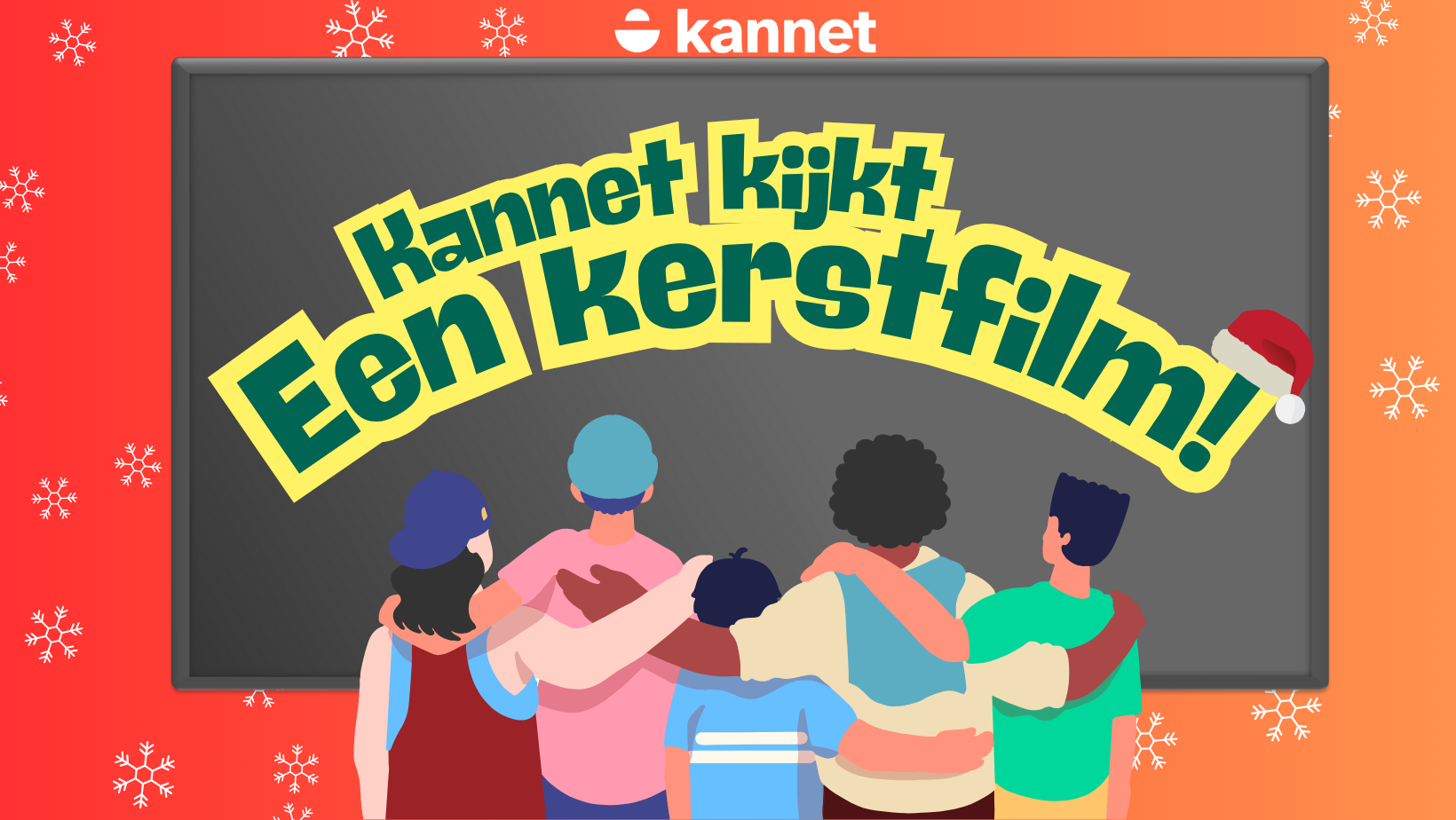 Kannet kijkt een kerstfilm