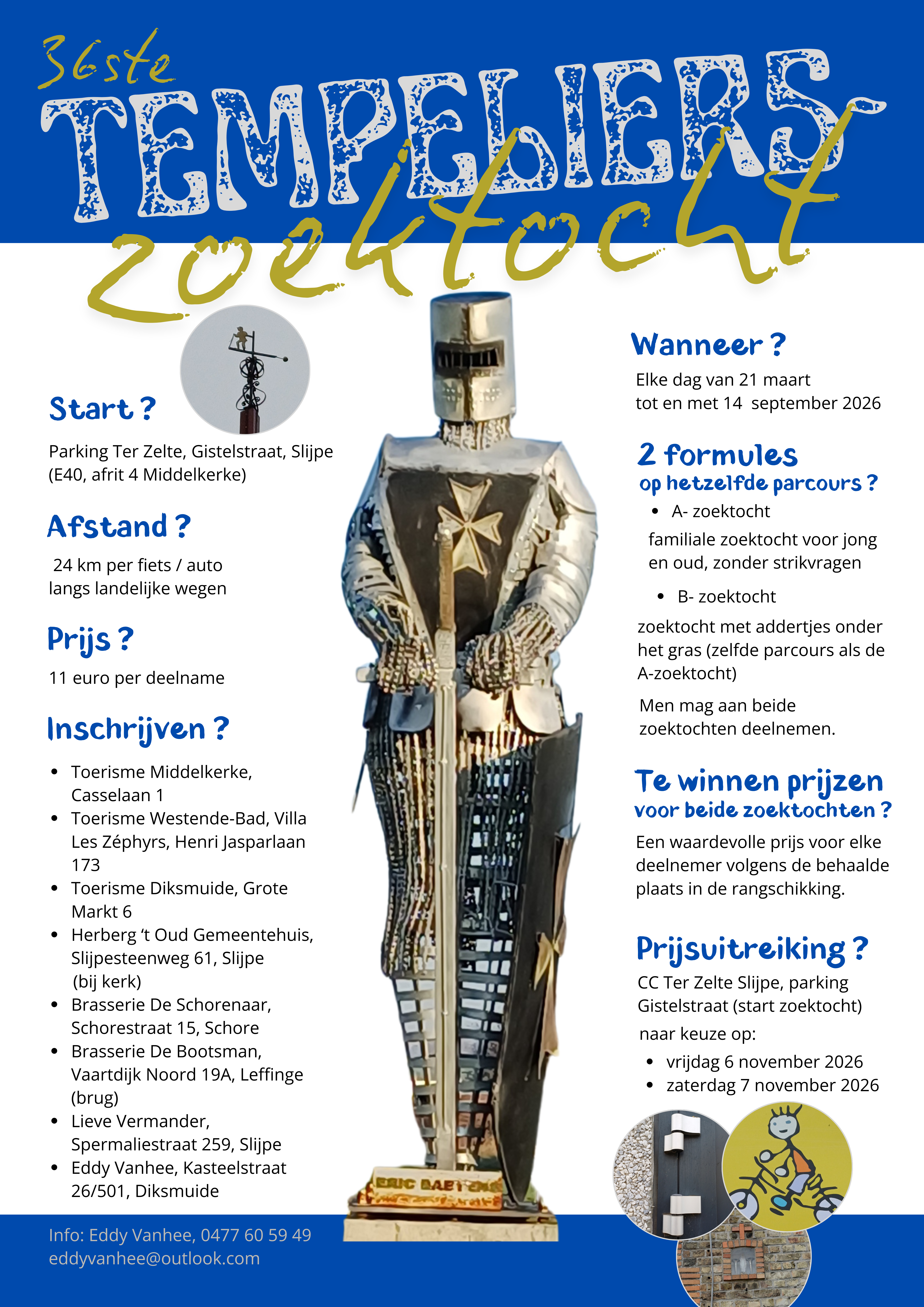 Tempelierszoektocht affiche 2026