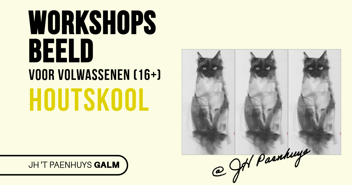 GALM | workshop tekenen met houtskool