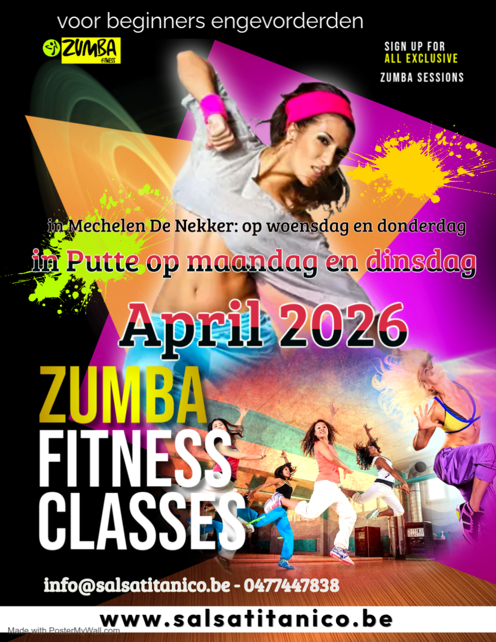 Zumba Workout in Putte en Mechelen