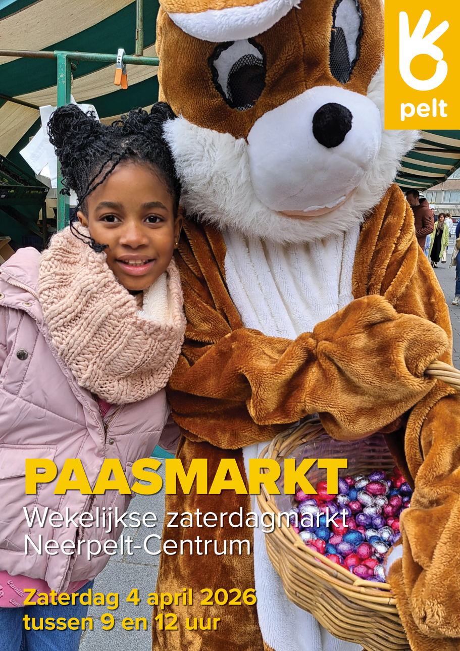 Paasmarkt zaterdagmarkt Pelt