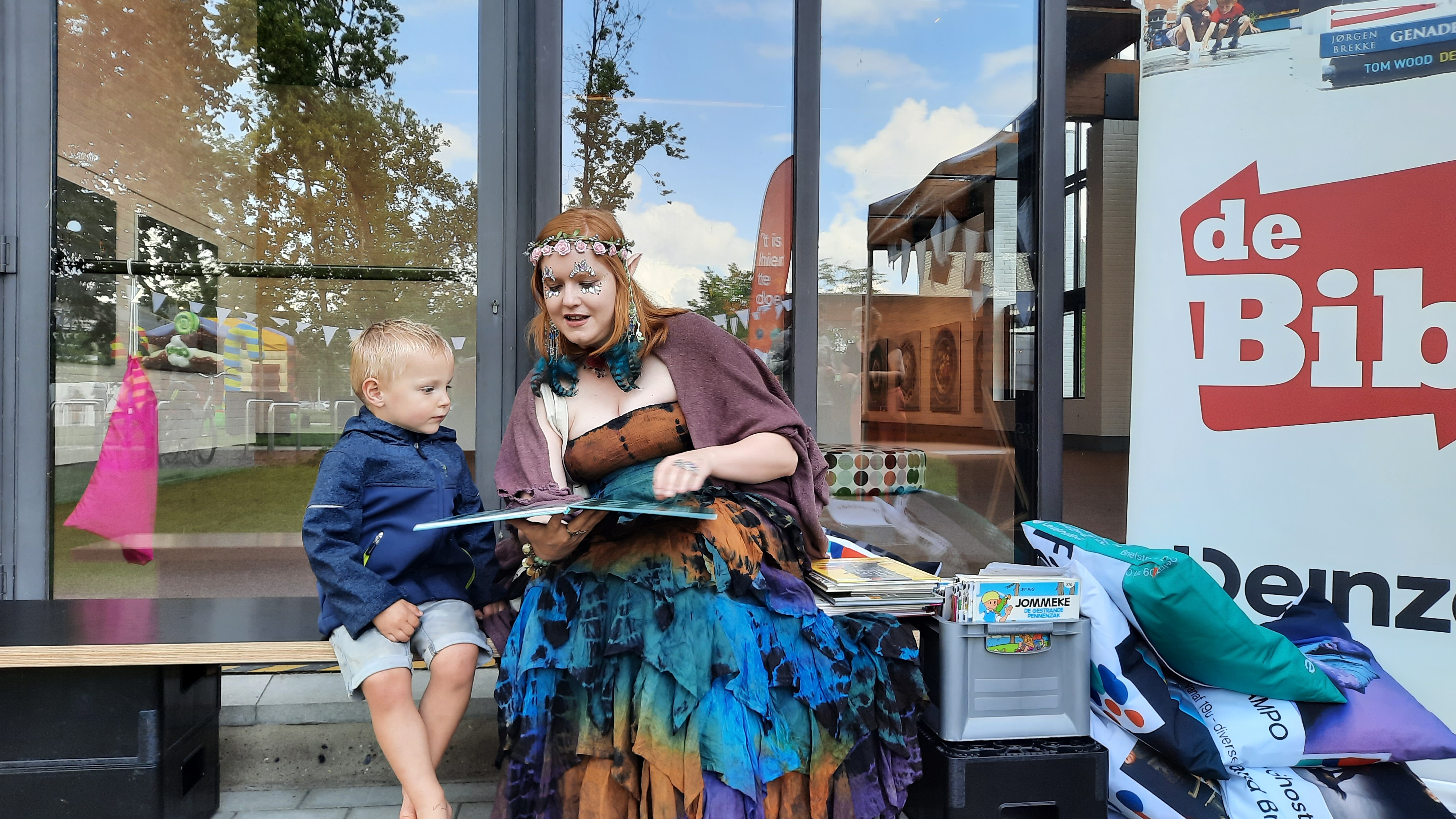 Voorleespret in de bib