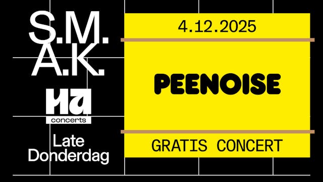 Late Donderdag met Peenoise