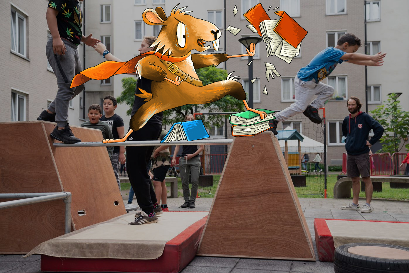 Sfeerbeeld Parkoursinitiatie
