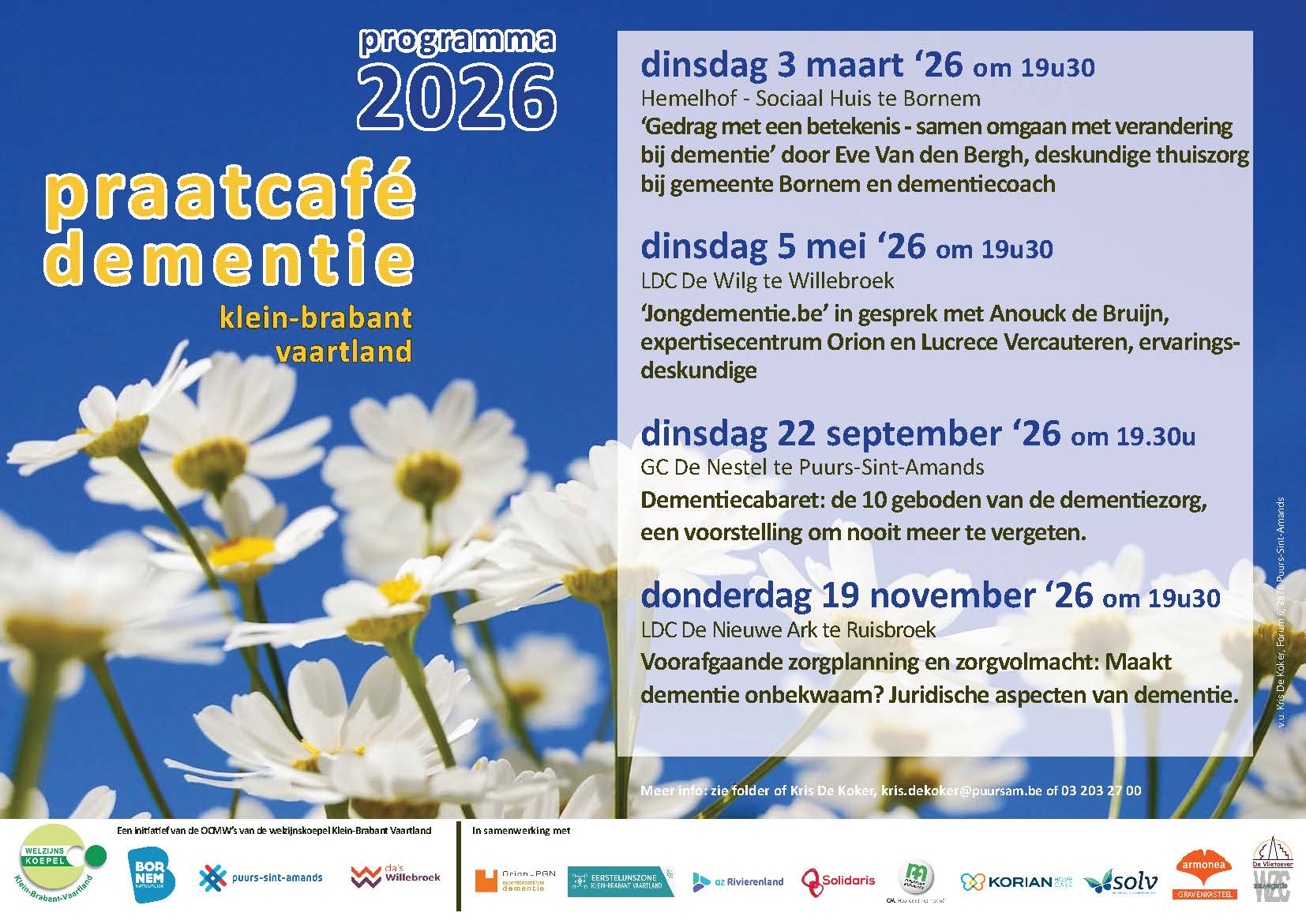 Programma Praatcafé dementie