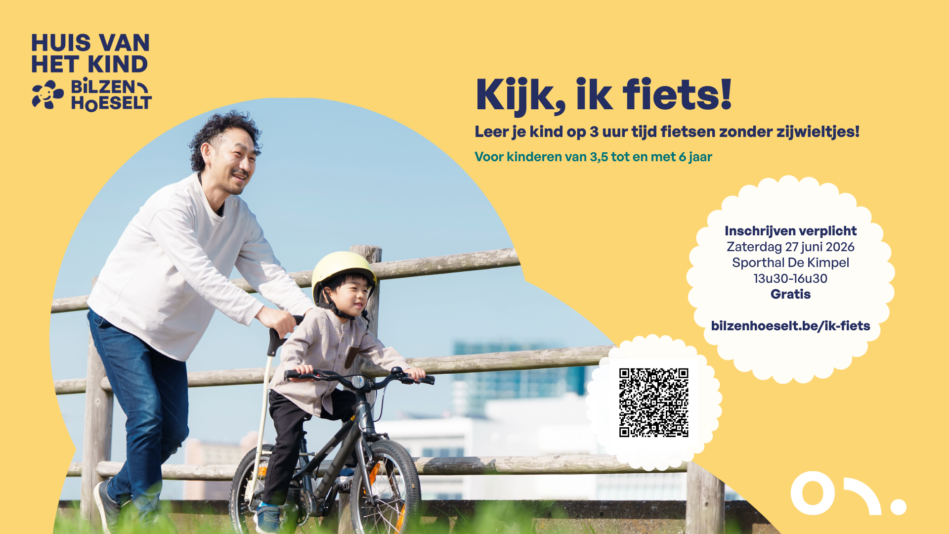 Kijk, ik fiets!