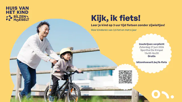 Kijk, ik fiets!
