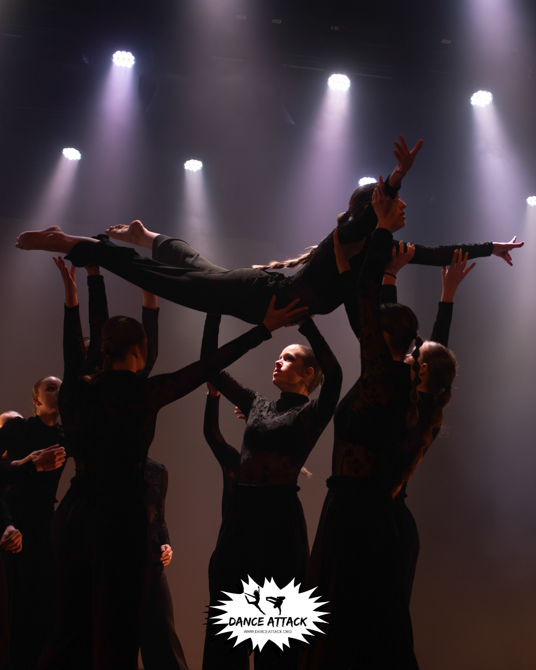 Dance Attack on stage
