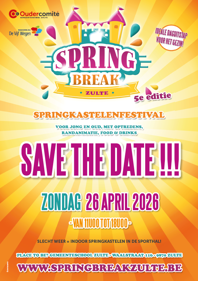 Save The Date Spring Break 2026