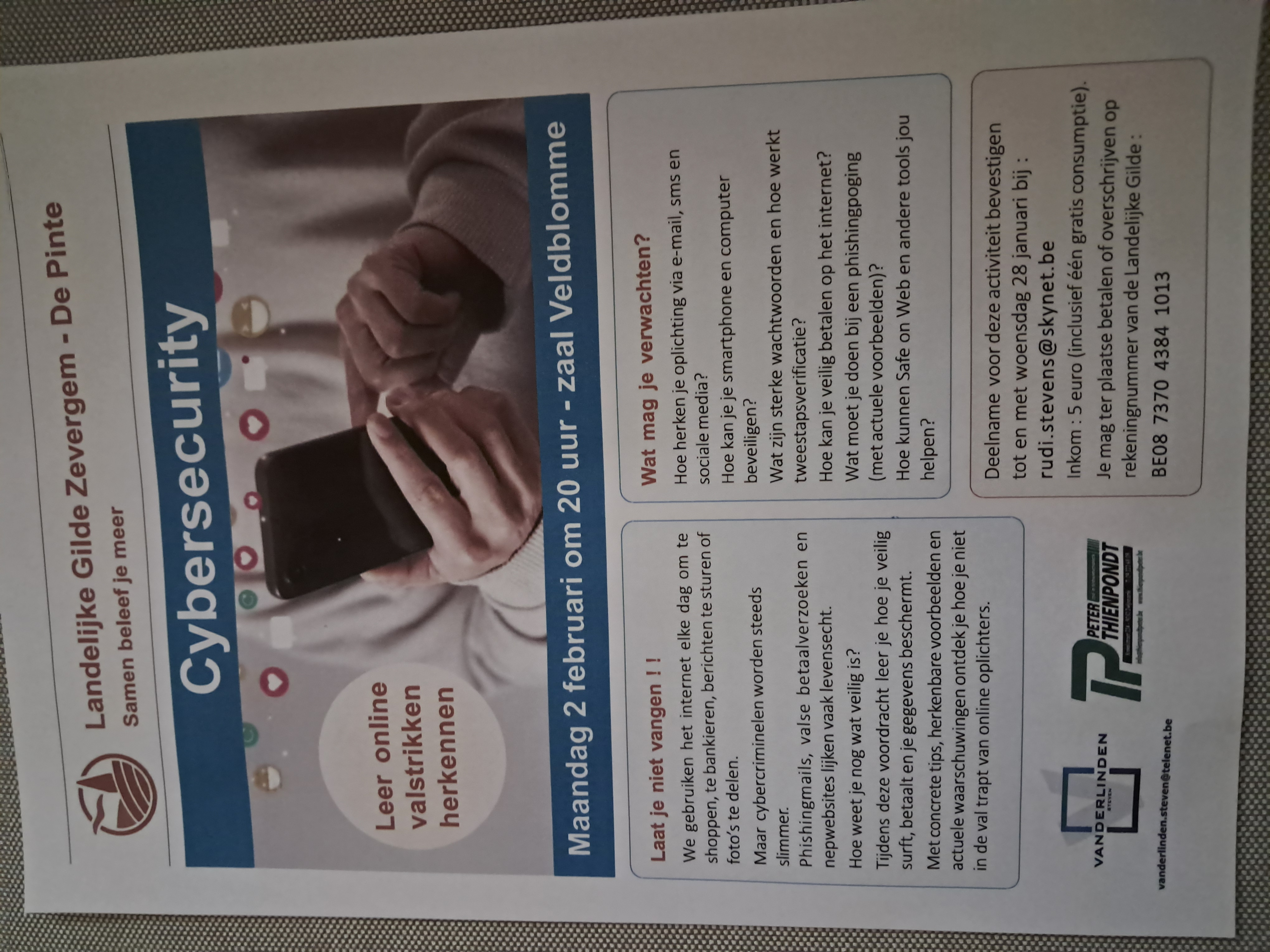 Voordracht cybersecurity