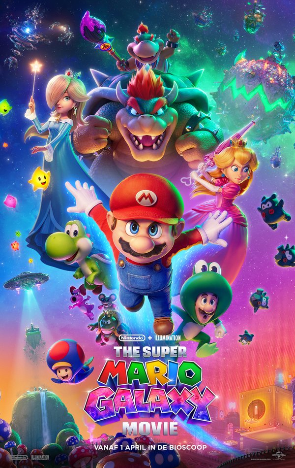 affiche - super mario bros galaxy movie - small