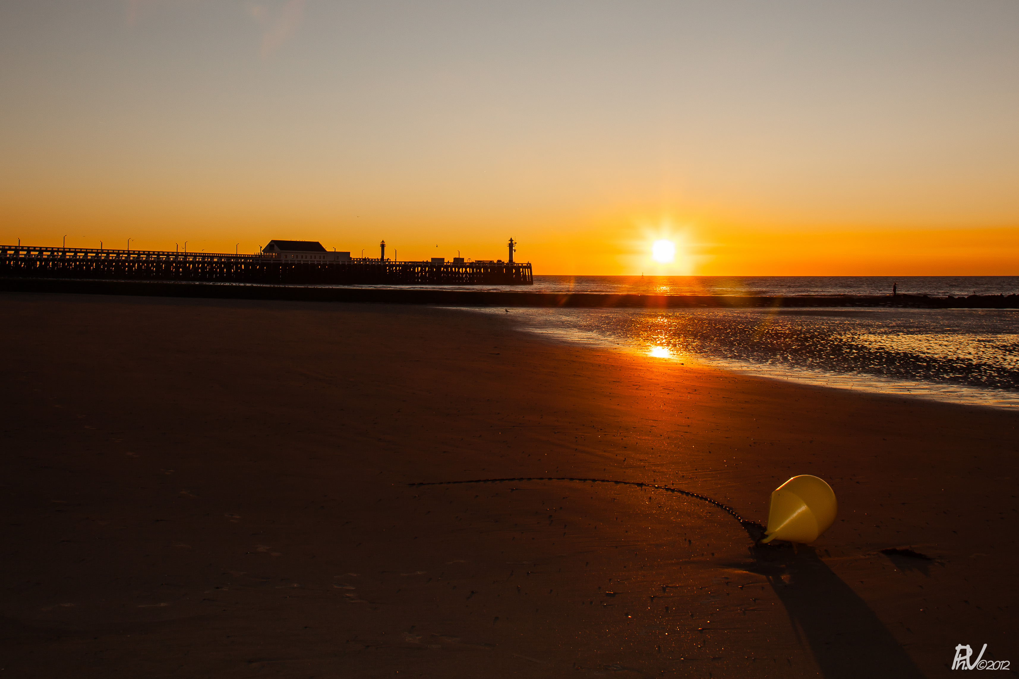Zonsondergang Blankenberge