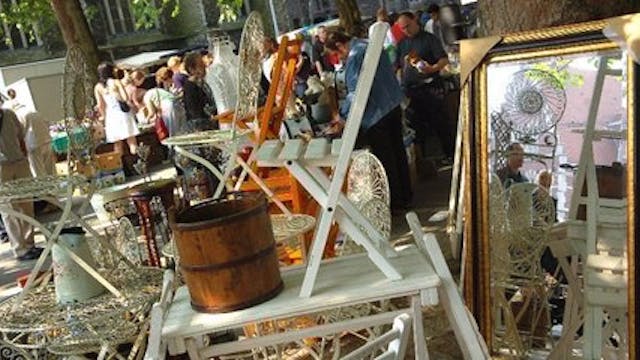 Rommelmarkt: Congreslaan, De Smet De Naeyerplein en onafhankelijkheidslaan