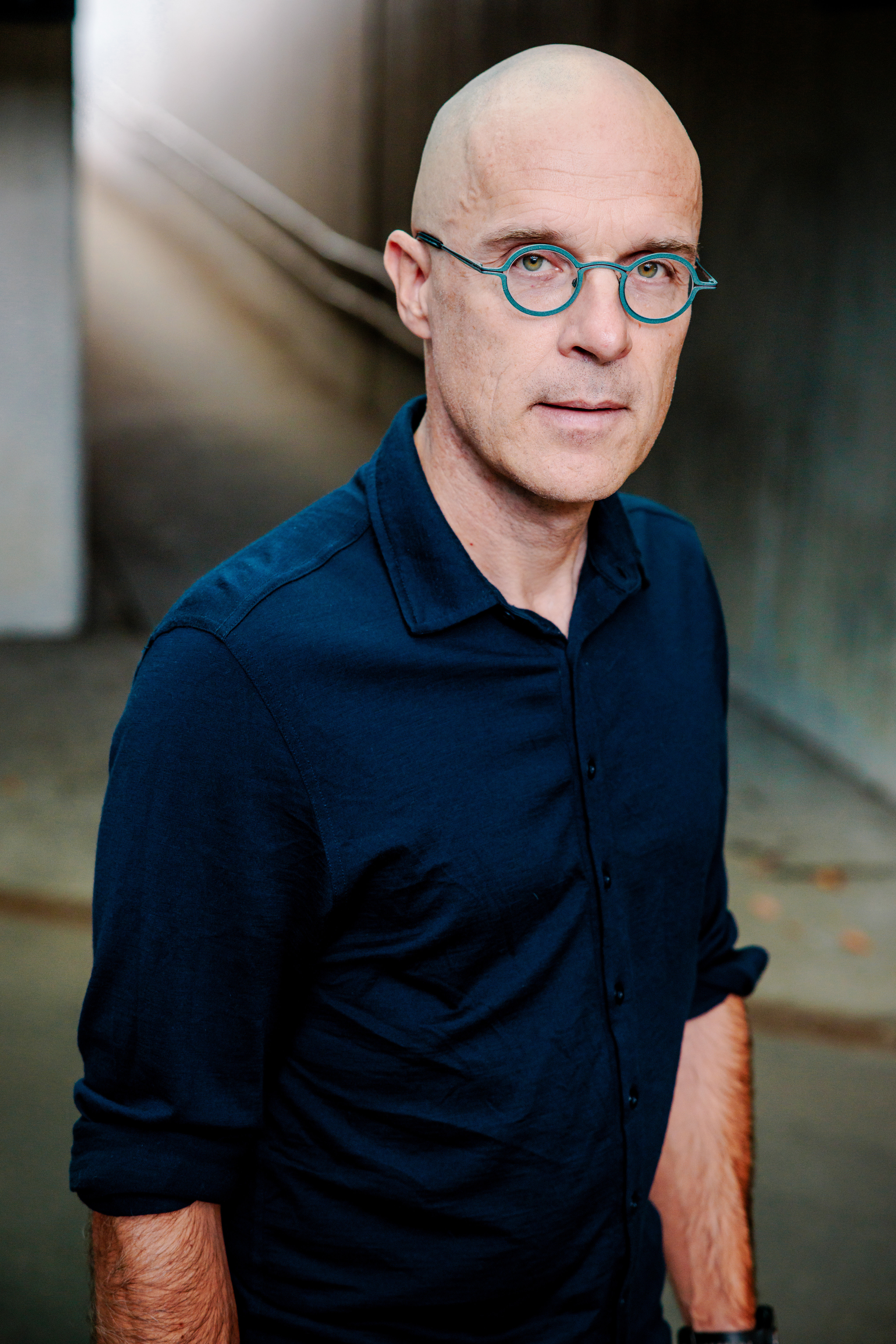 01/09/2025 - Drongen/Gent - Portret van Stijn Vanheule professor psychologie aan de Ugent