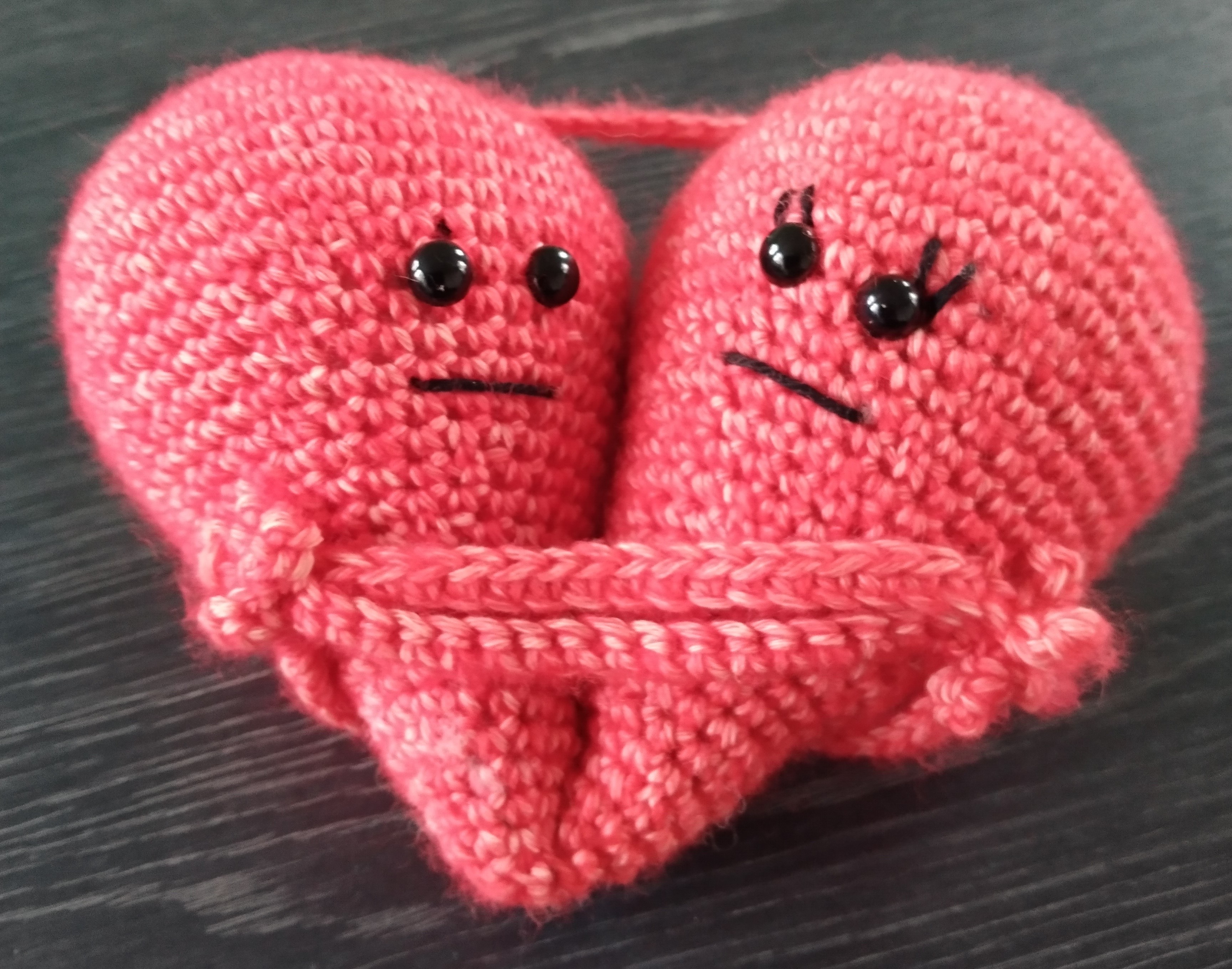 Valentijnshartje haken