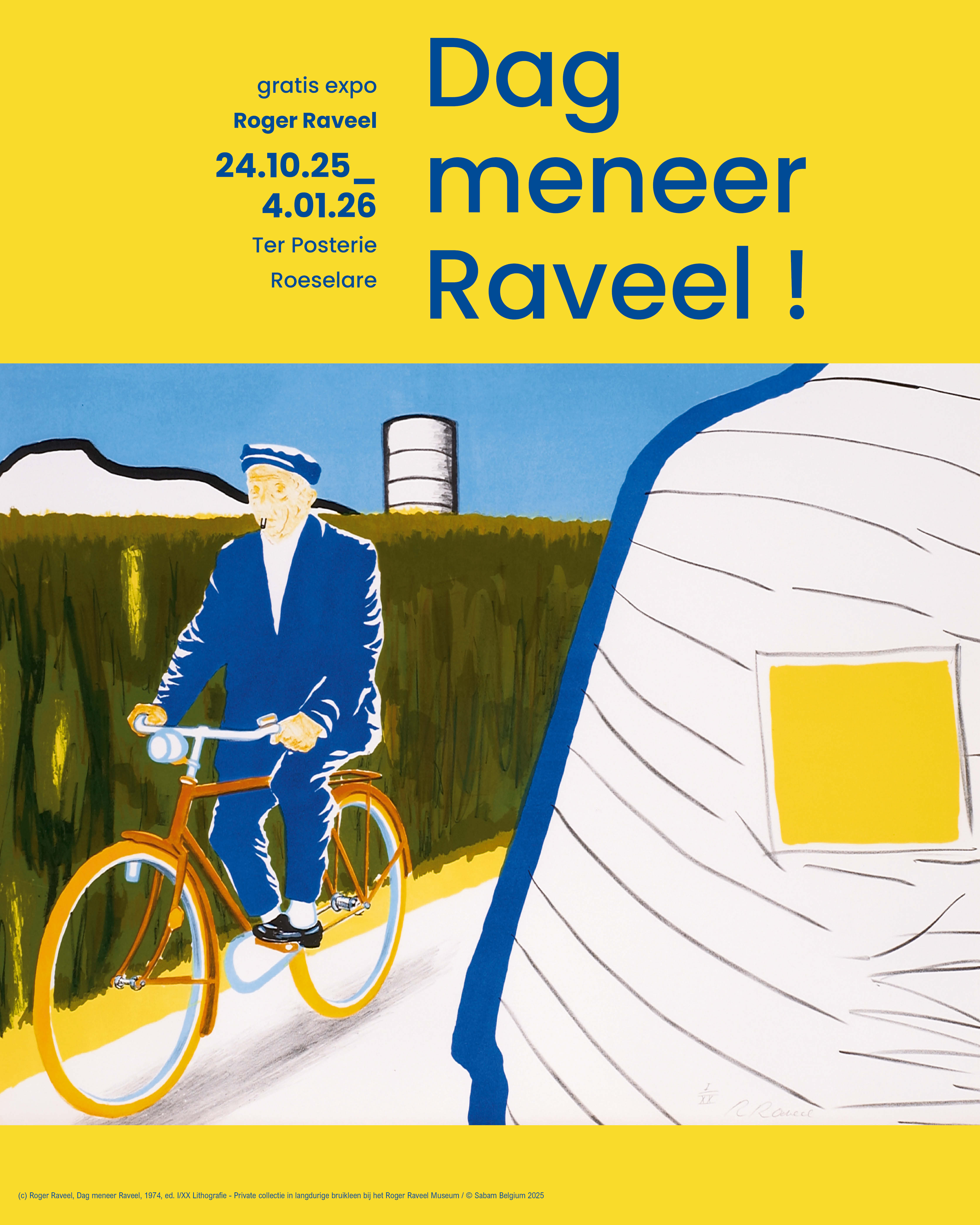affichebeeld expo Dag meneer Raveel