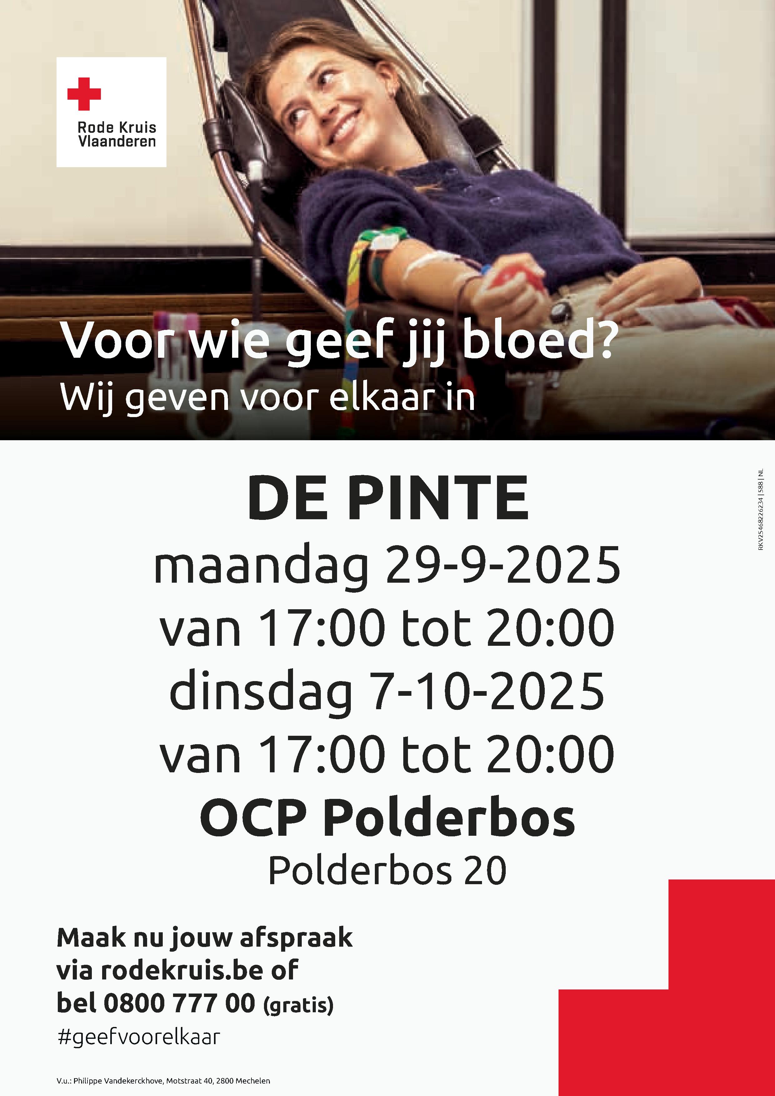 bloedinzameling september - oktober 2025