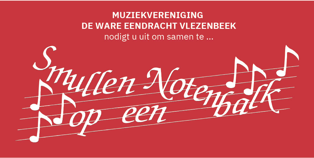 Smullen op een Notenbalk