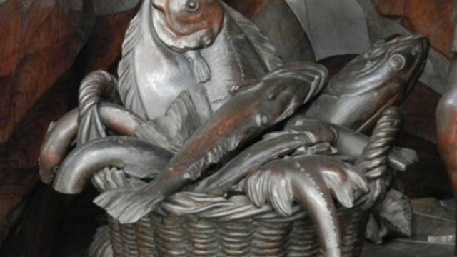 De vissen van de preekstoel