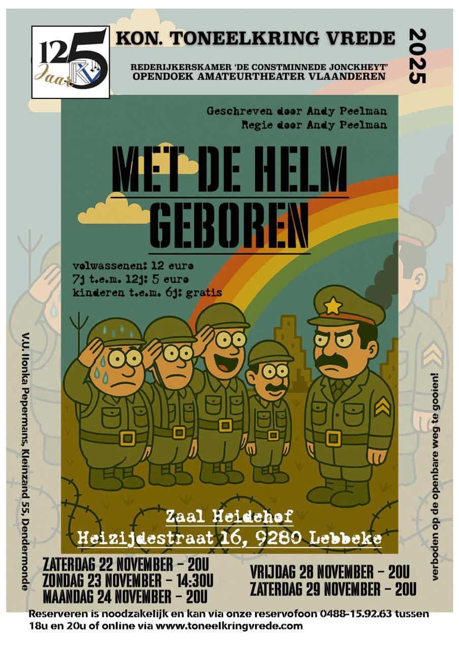 Met de helm geboren 