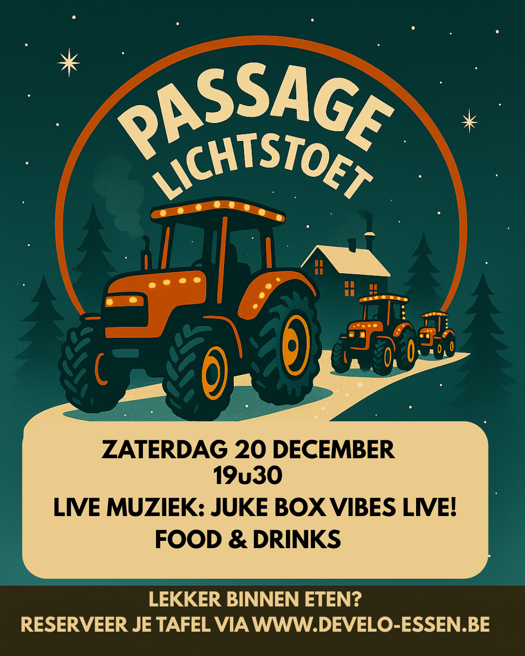 Affiche passage lichtstoet