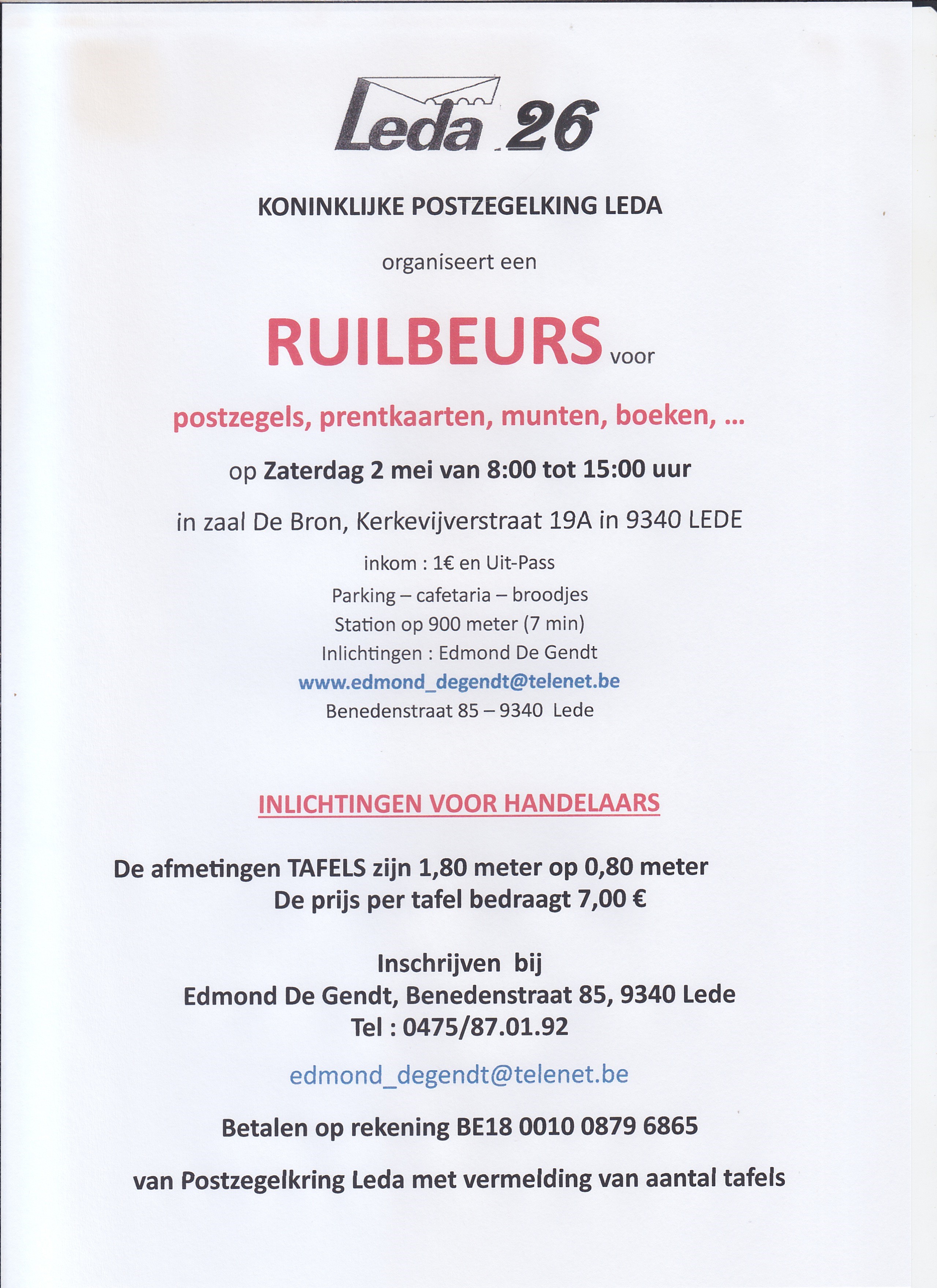 Ruilbeurs LEDA