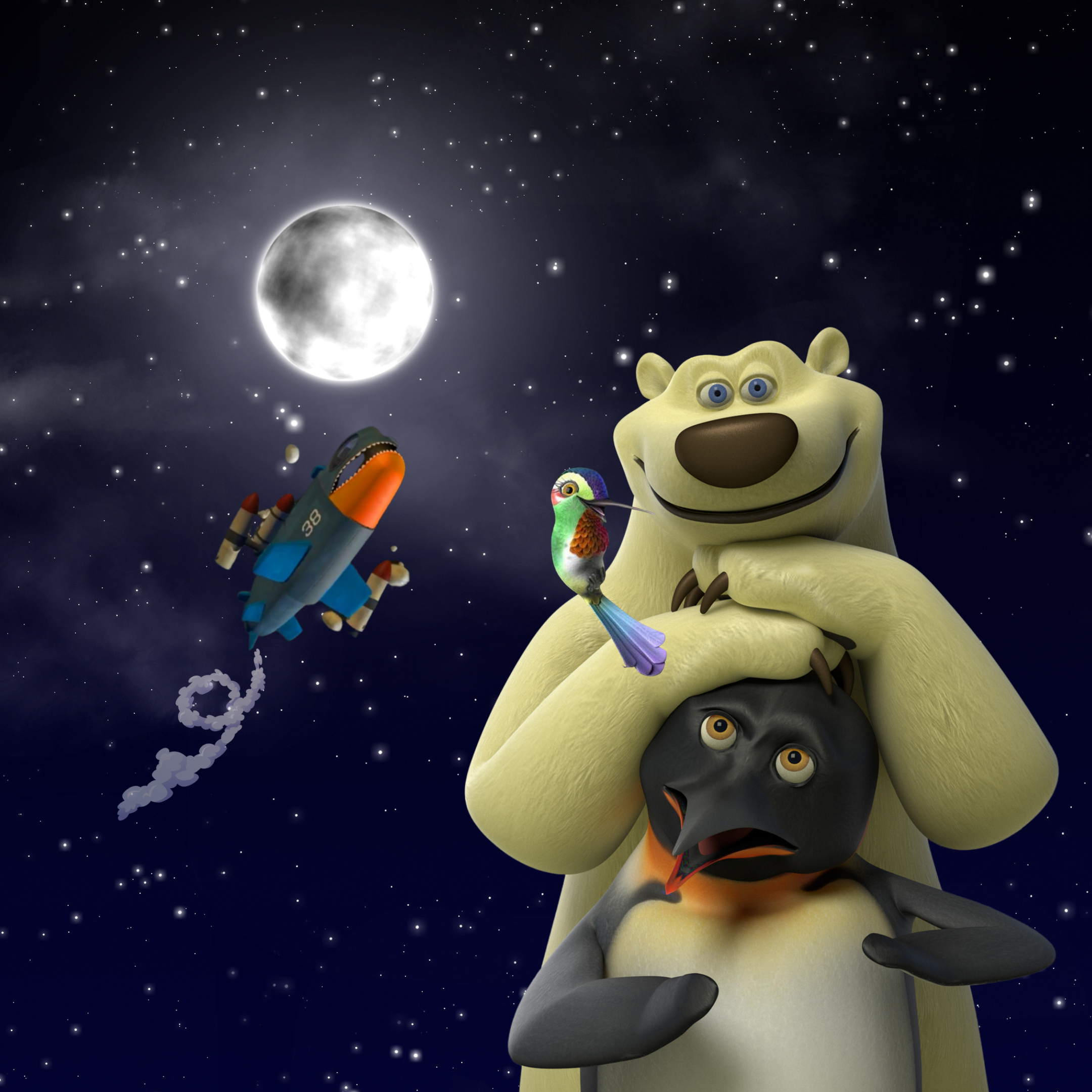 360° show 'Polaris en Lucia: naar de Maan en verder!'