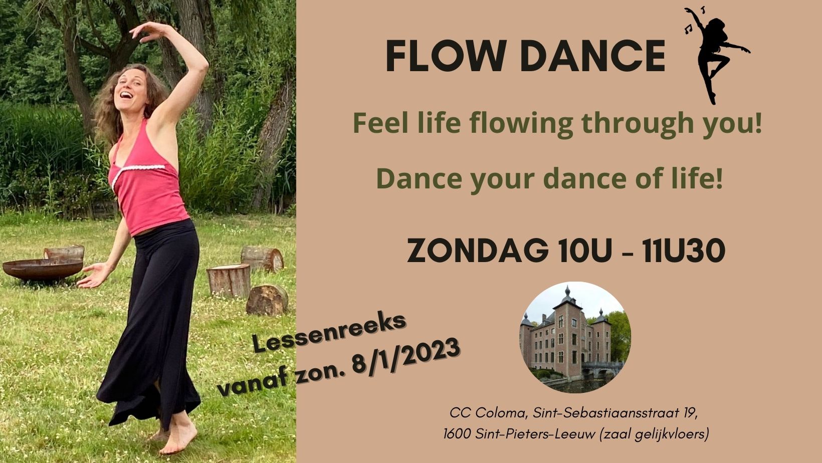 Flow dance uitnodiging
