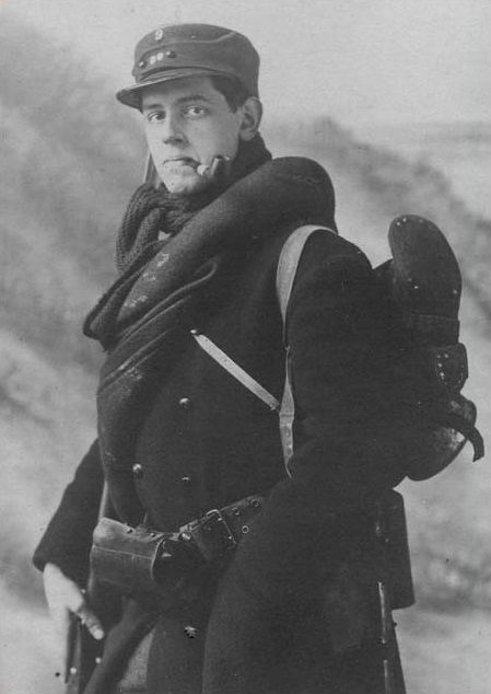 Soldaat en zijn pijp