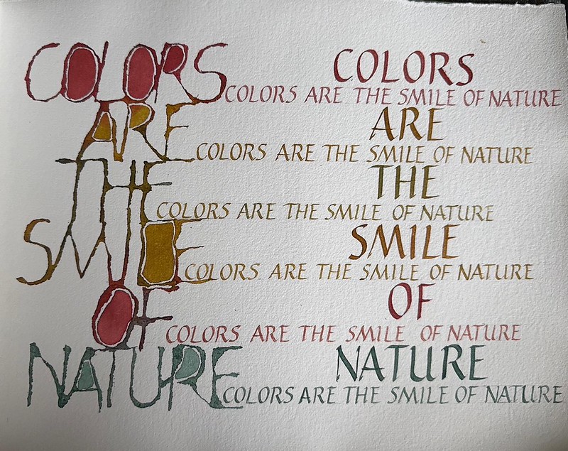 Kalligrafie - module 2 bis